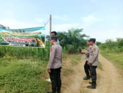 Sat Binmas Polres Batu Bara ,Giat Pengecekan Program Ketahanan Pangan dan Pemanfaatan Lahan.