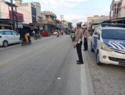 Personil Sat Lantas Polres Batu Bara,Gelar Pengaturan Lalulintas