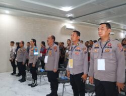 Polres Batu Bara Ikuti Fakta Integritas Penerimaan Anggota Polri T.A 2025 Secara Virtual Dari Polda Sumut.