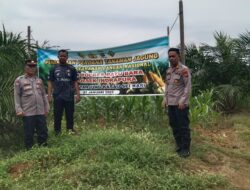 Polsek Indrapura, Melaksanakan Kegiatan Koordinasi serta Pengecekan Lahan Ketapang.