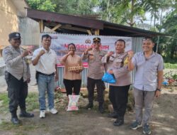 Polsek Tanah Jawa Berbagi Kebahagiaan dalam Program Minggu Kasih