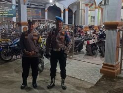 Polres Batu Bara Amankan Ibadah Tarawih di Masjid kab. Batubara 