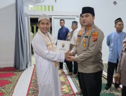 Kembali, Sapa Rahmadan di Masjid Nur’Hidaya Mangkai Lama, Kapolres Berikan Keringanan Kepada Warga Kurang Mampu