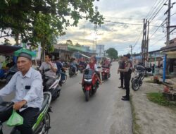 Polres Batubara Amankan Pasar Tumpah Demi Kelancaran Lalu Lintas dan Kenyamanan Warga