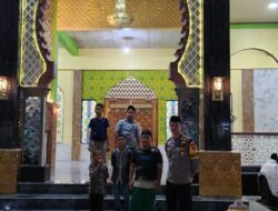 Polsek Indrapura, Gelar’ Pengamanan Sholat Terawih Pada Bulan Suci Ramadhan 1446 H.