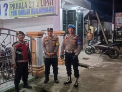 Polsek Labuhan Ruku,Giat Pengamanan Sholat Terawih Pada Bulan Suci Ramadhan 1446 H.