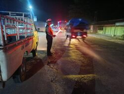 Sat Lantas Polres Batu Bara, Patroli Blue Light, Antisipasi Gangguan Kamseltibcar lantas.