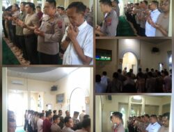 Polres Batubara Gelar Shalat Gaib untuk Mendoakan Tiga Anggota Polri yang Gugur di Way Kanan