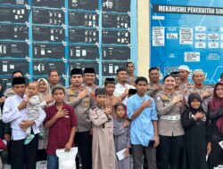 Luar Biasa Kapolres Batu Bara Ajak Anak Yatim Piatu Berdoa Dan Buka Puasa Bersama.
