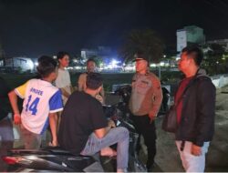 Polsek Indrapura, Gelar’ Patroli Antisipasi Gangguan Kamtibmas.