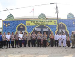 Jamin Masyarakat Yang Melaksanakan Mudik Lebaran 1446 H/2025 M Kapolres Batu Bara Cek Pos PAM.