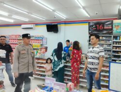 Personil Polsek Medang Deras, Melaksanakan Kegiatan Patroli Malam Antisipasi Geng Motor.