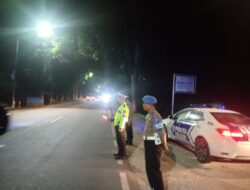 Patroli Blue Light,Giat Sat Lantas Polres Batu Bara , Dibeberapa Titik.