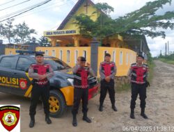 Sat Samapta Polres Batu Bara, Gelar’ Pengamanan Di gereja HKBP Indrapura.