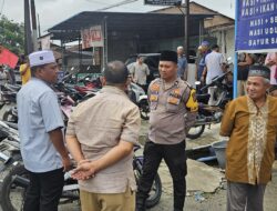 Personil Polsek Indrapura, Melaksanakan Cooling System dan Sambang.