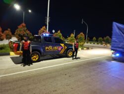 Sat Samapta Polres Batu Bara AKP Juni Herdrianto SH, MH,Giat Patroli Blue Light.
