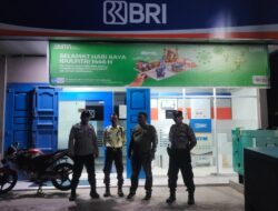 Kanit Binmas Polsek Medang Deras, Aiptu Frans Santoso, Gelar Patroli Malam.