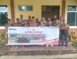 Kapolsek Tanah Jawa Gelar Jumat Curhat di Kantor Korkam PTPN Bah Jambi