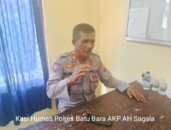 4 Orang Terduga Pelaku Pencabulan Anak Di Bawah Umur Di Giring Ke Sat Reskrim Polres Batu Bara.