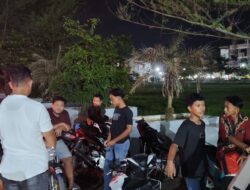 Polsek Indrapura, Gelar’ Patroli Malam, Pastikan Kenyamanan Masyarakat.