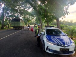 Pastikan Kenyamanan Bagi Pengguna Jalan Diwilayah Hukum Polres Batu Bara,Giat Sat Lantas Polres Batu Bara.