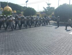 Polres Batu Bara, Gelar’ Latihan Gerakan Dalmas Dan Alat Tameng.