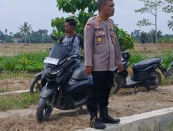 Polsek Medang Deras, AKP AH Sagala,Giat Cooling System dan Pengecekan Saluran Tanggul.