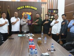 Kapolres Simalungun Terima Kunjungan Silaturahmi Bawaslu Kabupaten Simalungun