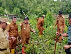 Bupati Rokan Hilir Pimpin Gotong Royong Cegah Malaria di Sinaboi