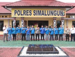 Kapolres Simalungun Terima Kunjungan Silaturahmi Pengurus KNPI Kabupaten Simalungun