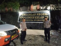 Sat Pam Obvit Polres Simalungun Laksanakan Patroli Blue Light Antisipasi Tindak Pidana 3c di Objek Vital