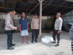 Kapolsek Tanah Jawa Laksanakan Patroli Pengamanan di Lokasi Pabrik pada Perayaan Hari Buruh 2025