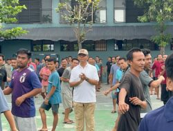 Pegawai dan Warga Binaan Lapas Labuhan Ruku Gelar Senam Bersama untuk Wujudkan Lingkungan Sehat dan Produktif