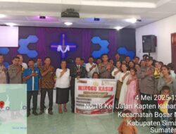 Kapolsek Bosar Maligas Gelar Minggu Kasih sebagai Wujud Kedekatan Polri dengan Masyarakat