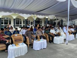 Wakapolres Simalungun Hadiri Acara Tepung Tawar Pemberangkatan 212 Jemaah Haji Kabupaten Simalungun Tahun 2025