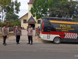 Satbinmas Polres Simalungun Gelar Minggu Kasih di Dua Gereja GKPS untuk Jaga Kamtibmas