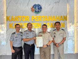 Kantor Wilayah Direktorat Jenderal Pemasyarakatan Sumatera Utara Kementerian Imigrasi dan Pemasyarakatan segera bangun Lapas Asahan, Kalapas Labuhan ruku terima sertifikat lahan dari kantor ATR/BPN Asahan*