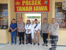 Kapolsek Tanah Jawa Jalin Silaturahmi dengan Pendiri Pondok Pesantren Daaruttaudid Ahlillah, Apresiasi Kepolisian dan Himbauan Layanan Hallo Kapolres