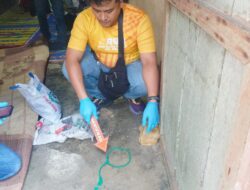 Inafis Polres Simalungun Evakuasi Pria 25 Tahun Ditemukan Tewas Gantung Diri di Rumahnya