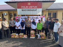 Polsek Tanah Jawa Gelar Bansos Sambut HUT Bhayangkara ke-79, Polri Untuk Masyarakat