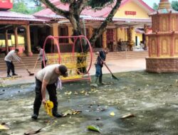 Polsek Serbalawan Gelar Bakti Sosial Lintas Agama Sambut HUT Bhayangkara ke-79