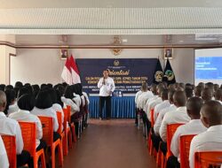 Kalapas Labuhan Ruku Beri Pengarahan kepada Tamping Bidang Makanan: Jaga Kebersihan dan Kualitas Makanan.