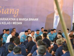 Pendekatan Humanis, Menteri IMIPAS Agus Andrianto Makan Siang Bersama Warga Binaan di Lapas Kelas I Medan