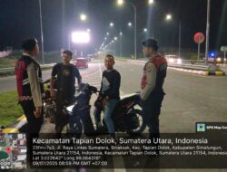 Sat Samapta Polres Simalungun Gelar Patroli Blue Light Demi Keamanan Masyarakat di Malam Hari