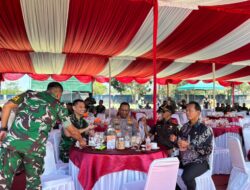Kapolres Simalungun Perkuat Sinergi TNI-Polri Melalui Kehadiran dalam Acara Lepas Sambut Dandim 0207/SML