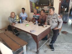 Polsek Tanah Jawa Gelar Jumat Curhat di Warung Kopi, Perkuat Kamtibmas dan Sosialisasi Layanan 110 Call Center Polri