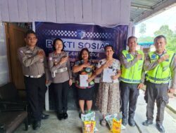 Sat Lantas Polres Simalungun Hadirkan Kenyamanan Melalui Bakti Sosial Hari Lalu Lintas Bhayangkara ke-70