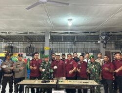 Mitigasi Risiko Gangguan Kamtib, Lapas Labuhan Ruku Gandeng TNI dan Polri Gelar Razia Kamar Hunian