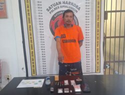 Bawa Sabu dari Pematang Siantar, Bandar Sabu Asal Binjai ‘GOL’ di Tangan Sat Narkoba Polres Simalungun