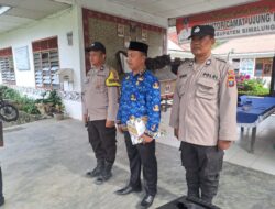 Polsek Bosar Maligas Hadiri Upacara Hari Kesadaran Nasional di Ujung Padang, Sinergitas dengan Pemerintah Daerah